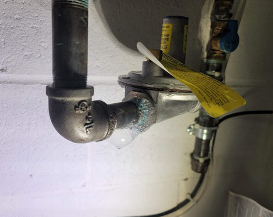 Leak detection service using professional plumbing equipment by Pathmaker Plumbing in Charlotte, NC.