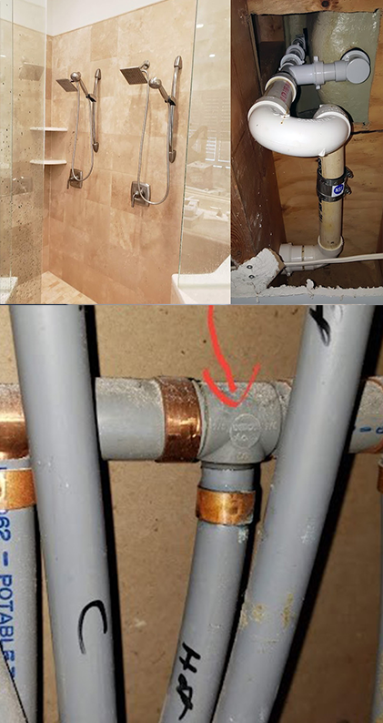 Bathroom plumbing upgrades and pipe installation in an Indian Trail, NC home